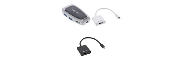 Dockingstations, Grafikadapter und Hubs