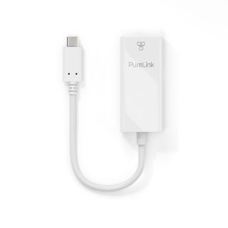 Premium Aktiver 1G USB-C / Ethernet Portsaver Adapter ? wei