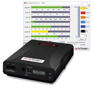 SurgeX enVision Netz-Diagnosewerkzeug, 10A / 240V, 2x IEC C14