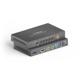 2x1 4K 18Gbps Multiformat Huddle Room Switcher