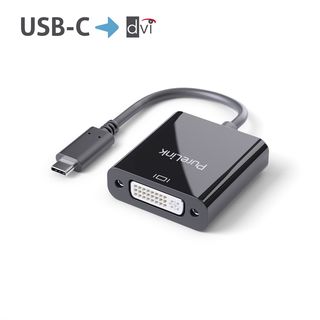 Premium Aktiver 2K USB-C / DVI Portsaver Adapter ? schwarz