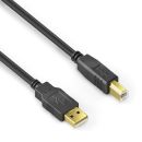 Premium Aktiv USB v2.0 USB-A / USB-B Kabel - 10.0m