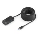 Premium Active USB v3.2 4-Port Extension Hub - 5,00m