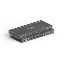 2x4 4K 18Gbps HDMI Splitter mit Scaler und Audioauskopplung