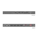 2x4 4K 18Gbps HDMI Splitter mit Scaler und Audioauskopplung