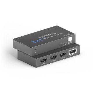 3x1 4K 18Gbps HDMI Switcher mit Auto Sense