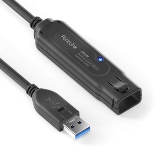 Aktives Premium USB 3.2 USB-A Verlngerungskabel - 15.00m