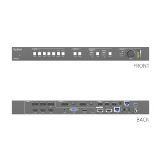 6x2 4K 18Gbps Multiformat Seamless Presentation Matrix Set