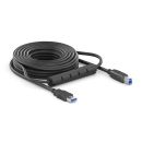 Premium Aktiv USB 3.2 USB-A / USB-B Kabel - 25.0m