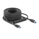 Premium Aktiv USB 3.2 USB-A / USB-B Kabel - 25.0m