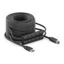 Premium Aktiv USB 3.2 USB-A / USB-B Kabel - 25.0m