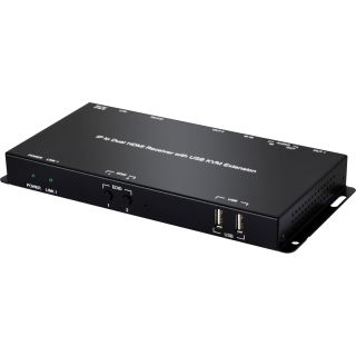 IP to Dual HDMI Receiver with USB KVM Extension - Cypress CH-352RX