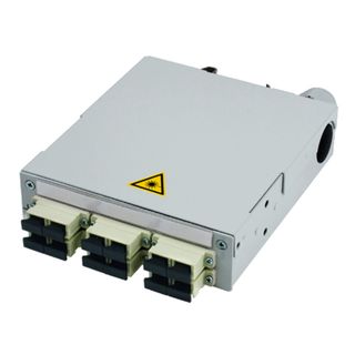 TS-Verteiler mit 6xSCD ,MM/SM Keramikhlse/Metallgehuse (Telegrtner H82050S0003)
