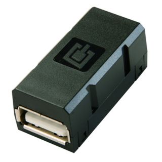 STX USB Kupplung f-f Typ A schwarz (Telegrtner J80029A0004)