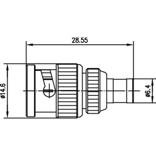 Adapter BNC-SMB 50 Ohm (M-F) (Telegrtner J01008F0030)