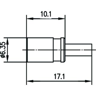 SMB-Kabelbuchse Cr/Cr Au G8 (RD-316) (Telegrtner J01161A0701)