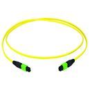 MPO APC green female patch cord 3m type A, round cable...