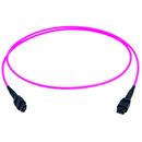 MPO black female patch cord 90m type A, round cable...