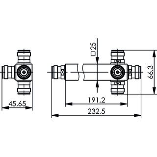 4.3-10 4-Way Power Splitter (f) 698-2700 MHz, =-161 dBc (Telegrtner J01447A0003)