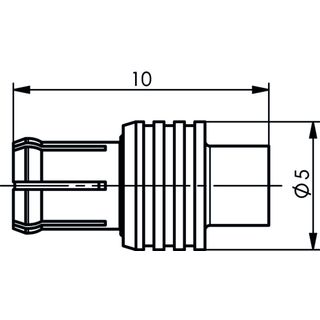 MCX-Kabelstecker lt G11 (RG-405/U) 707 (Telegrtner J01270A0141)