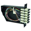 FanOut-Modul with 6xSC D MM aqua type A, 1xMPO male with...