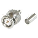 DAMAR & HAGEN BNC Crimp-Kabelstecker, gerade,...