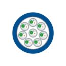 Multipair Modulationskabel SC-Matrix MMC; FRNC; blau | 2 x 0,25 mm² x Paarzahl | 08