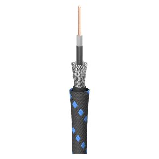 Instrumentenkabel SC-Classique; 1 x 0,50 mm²; PVC + Gewebe Ø 6,50 mm; schwarz