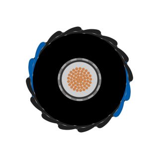 Instrumentenkabel SC-Classique; 1 x 0,50 mm; PVC + Gewebe  6,50 mm; schwarz