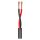 Lautsprecherkabel Meridian Mobile SP215; 2 x 1,50 mm²; PVC Ø 6,80 mm; schwarz