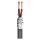 Lautsprecherkabel Meridian Install SP225; 2 x 2,50 mm²; FRNC, geschirmt Ø 8,30 mm; grau