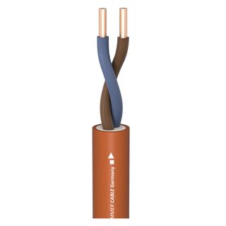 Lautsprecherkabel Meridian Install SP225; 2 x 4,00 mm; FRNC, Silikon, E30  12,80 mm; orange