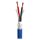 Lautsprecherkabel SC-DUAL BLUE; 2 x 4,00 mm²; S-PVC Ø 15,50 mm; blau