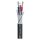 SC-Kolorith MINI; Audio: 1 x 2 x 0,25 mm²; Power: 2 x 1,00 mm²; FRNC Ø 6,50 mm; schwarz; Eca