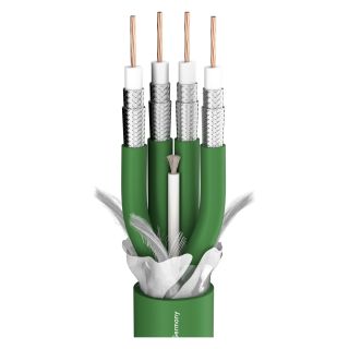Videokabel SC-Vector Plus 7 DZ; 1 x 1,20; PMB Ø 21,80 mm; 75 O; grün