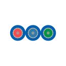 Videokabel SC-Altera Split; Video: 3 x 0,66; PVC; 18 x 6,2 mm; blau