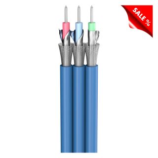 Videokabel SC-Altera Split; Video: 3 x 0,66; PVC; 18 x 6,2 mm; blau