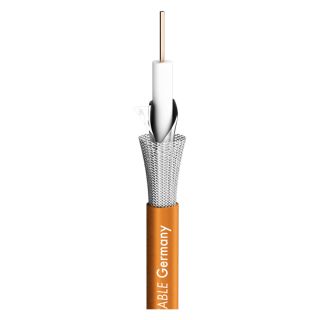 Videokabel SC-Slimline; 1 x 0,60; PVC Ø 4,20 mm; 75 O; orange