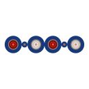 NF-Phonokabel SC-Aquila Control; 4 x 0,14 mm²; 2 x 0,14 mm²; PVC; blau