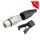 Amphenol XLR, 5-pol , Metall-Kabelbuchse, versilberte(r) Kontakt(e), gerade, grau