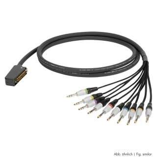 Multipair Audio & AES / EBU, 20  x  0.15 mm² | Messerleiste / Klinke, SIEMENS | 10/00 | 10,00m