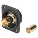 HICON BNC 3G-SDI Crimp-Einbaubuchse, Masse isoliert, Type...