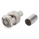 Telegärtner BNC HD-SDI Crimp-Kabelstecker, gerade,...