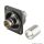 HICON BNC 3G-SDI Crimp-Einbaubuchse, Masse isoliert, Type D M3, gold