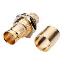 HICON BNC 3G-SDI Crimp-Einbaubuchse, Masse isoliert,...