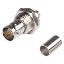HICON BNC Crimp-Einbaubuchse, Masse isoliert, Gewinde...
