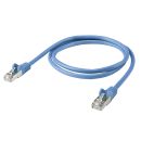 Cat.5e LAN, 8  x  0,14 mm | RJ45 / RJ45 | 0,50m | blau