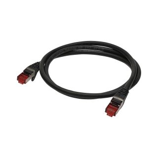 Cat.6a | RJ45 / RJ45 | 0,25m | schwarz