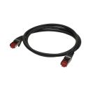 Cat.6a | RJ45 / RJ45 | 1,00m | schwarz