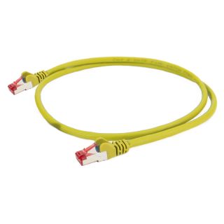 Cat.6a LAN, 8  x  0,14 mm | RJ45 / RJ45 | 0,50m | gelb